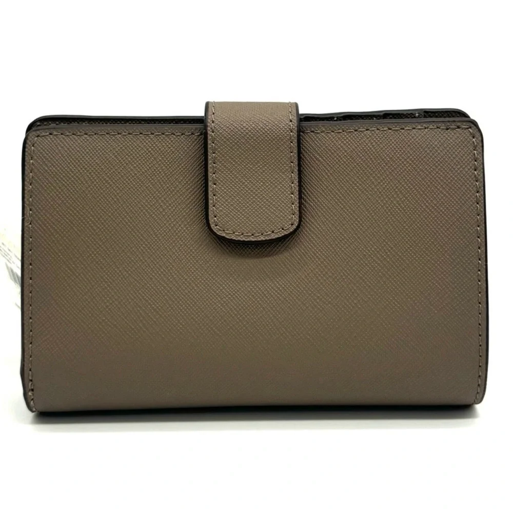 Michael Kors Medium Bifold Zip Chain Wallet Dusk